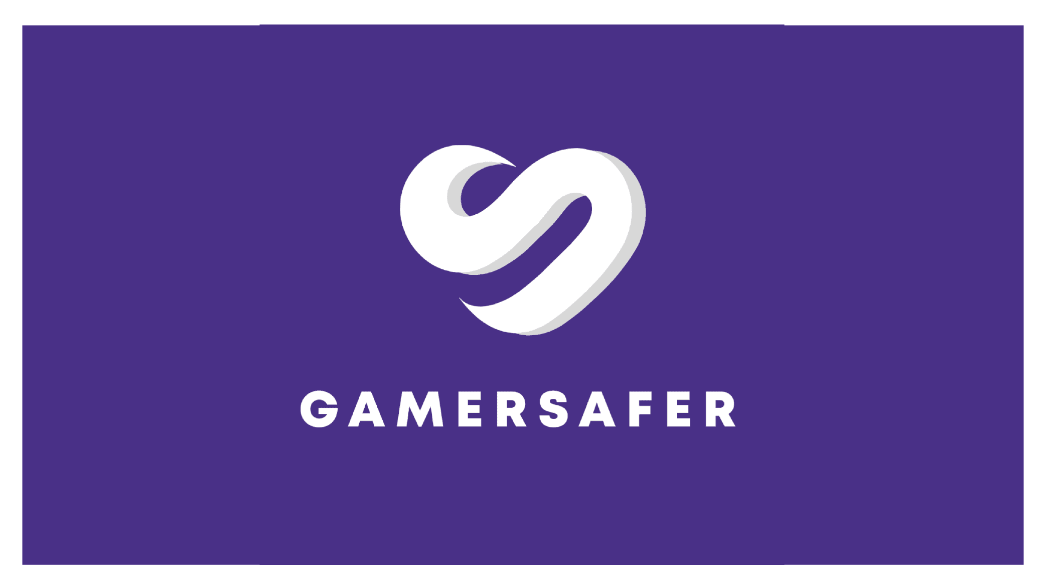 GamerSafer logo on purple background