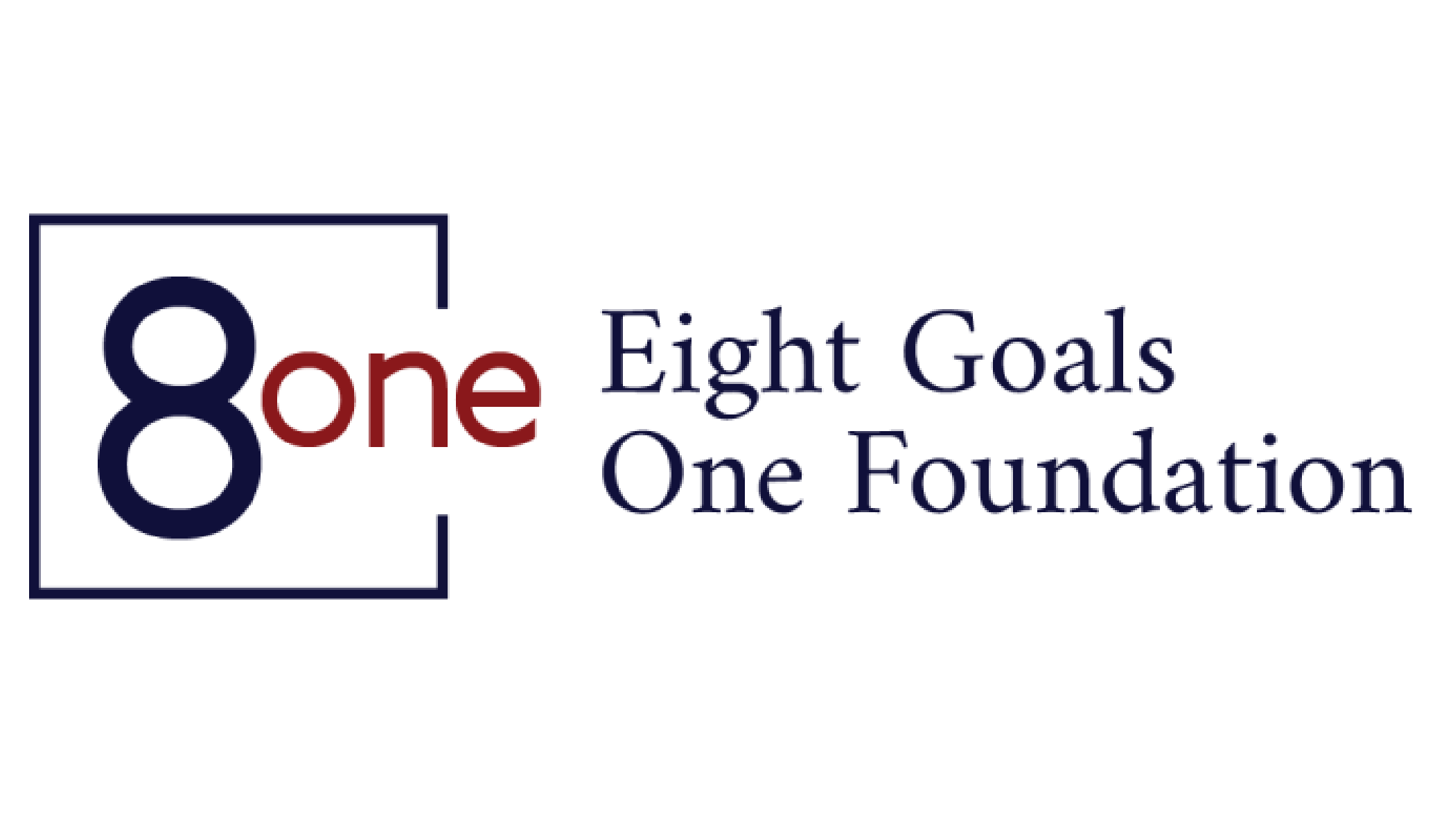 8one Eight Goals One Foundation logo