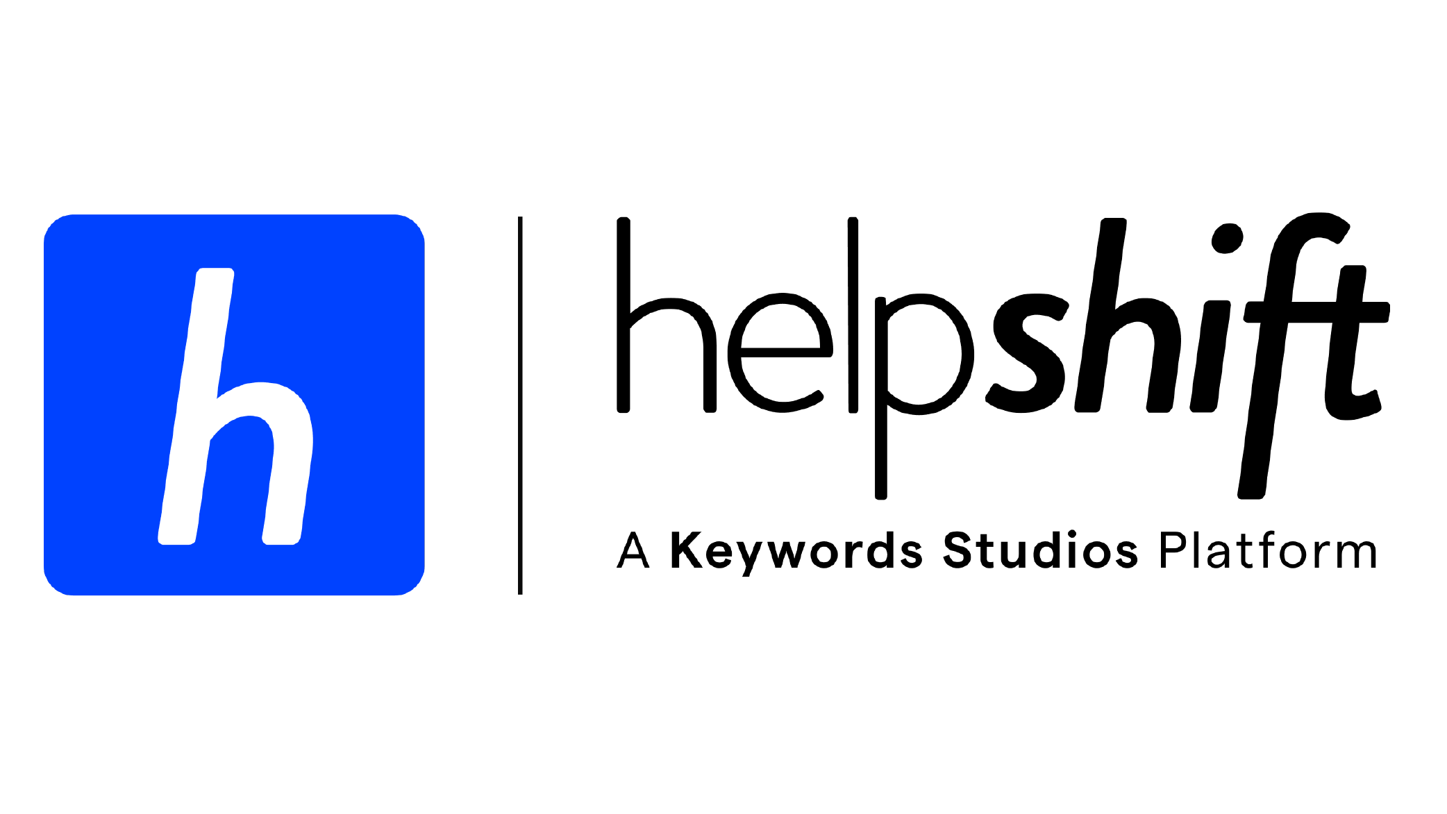 Helpshift, a Keywords Studios Platform logo