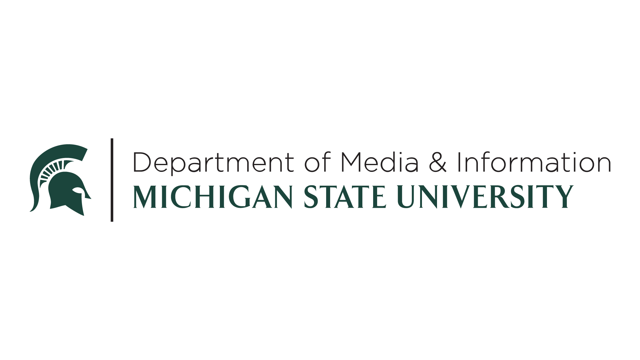 Michigan State University Department of Media and Information logo